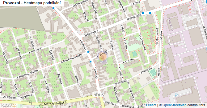 Provozní - mapa podnikání