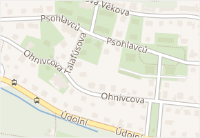 Psohlavců v obci Praha - mapa ulice
