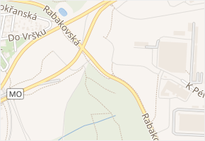 Rabakovská v obci Praha - mapa ulice