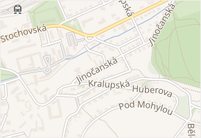 Račická v obci Praha 11 - mapa ulice