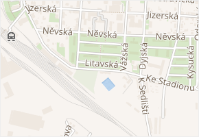 Radbuzská v obci Praha 10 - mapa ulice