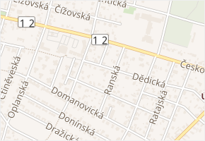 Radimská v obci Praha - mapa ulice