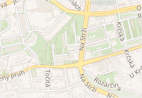 Radova v obci Praha - mapa ulice