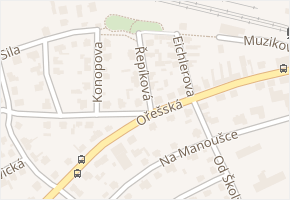 Řepíková v obci Praha - mapa ulice