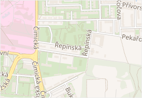 Řepínská v obci Praha 6 - mapa ulice