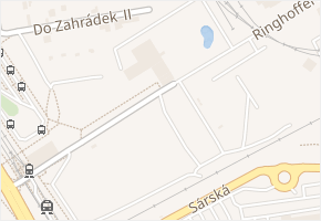 Ringhofferova v obci Praha 8 - mapa ulice