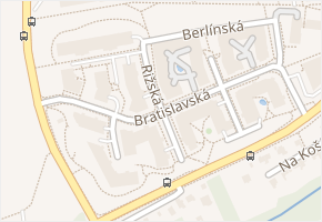 Rižská v obci Praha - mapa ulice