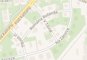 Romaina Rollanda v obci Praha 7 - mapa ulice