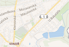 Ronovská v obci Praha - mapa ulice