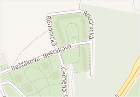 Roudnická v obci Praha - mapa ulice