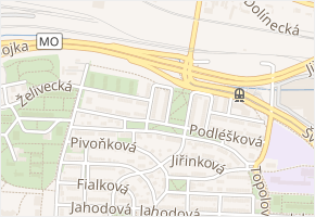 Rozmarýnová v obci Praha - mapa ulice