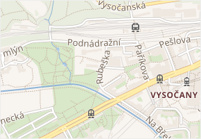 Rubeška v obci Praha 4 - mapa ulice