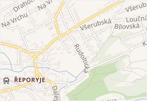 Rudoltická v obci Praha 13 - mapa ulice