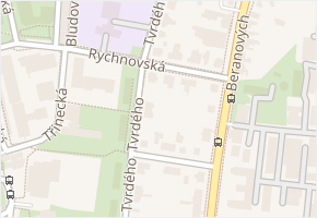 Rychnovská v obci Praha 10 - mapa ulice
