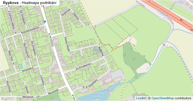Rypkova - mapa podnikání