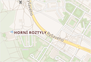 Ryšavého v obci Praha - mapa ulice