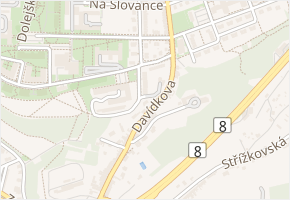 Ryzlinková v obci Praha - mapa ulice