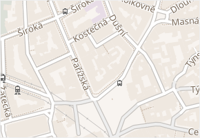 Salvátorská v obci Praha 8 - mapa ulice
