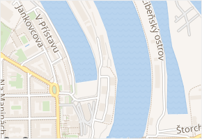 Sanderova v obci Praha - mapa ulice