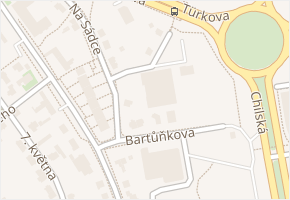 Saudkova v obci Praha - mapa ulice