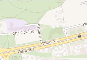 Sauerova v obci Praha - mapa ulice