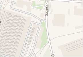 Sazečská v obci Praha - mapa ulice