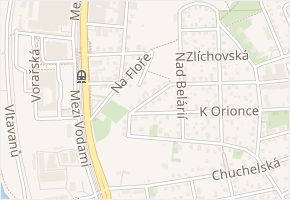Schodišťová v obci Praha 13 - mapa ulice