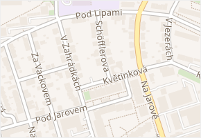 Schöfflerova v obci Praha 6 - mapa ulice