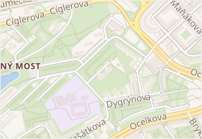 Šebelova v obci Praha - mapa ulice