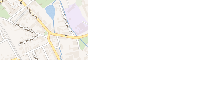 Semanského v obci Praha 2 - mapa ulice