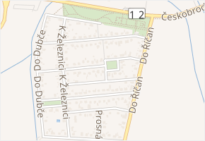 Setbová v obci Praha 4 - mapa ulice