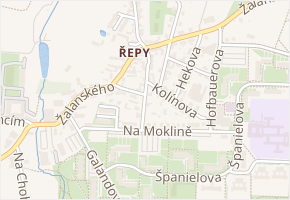 Severýnova v obci Praha - mapa ulice