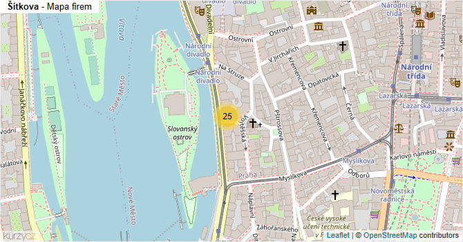 Šítkova - mapa firem