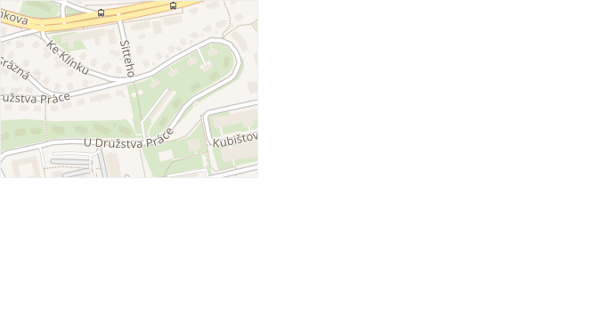 Sitteho v obci Praha 8 - mapa ulice