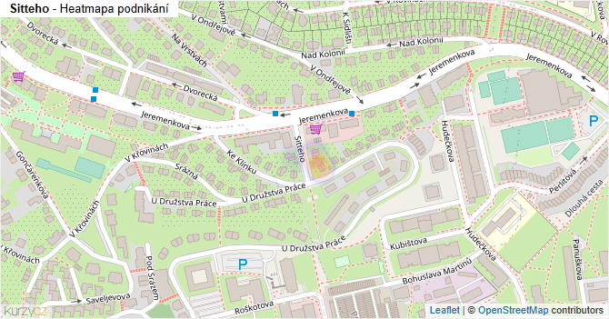 Sitteho - mapa podnikání