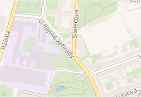 Siwiecova v obci Praha 10 - mapa ulice