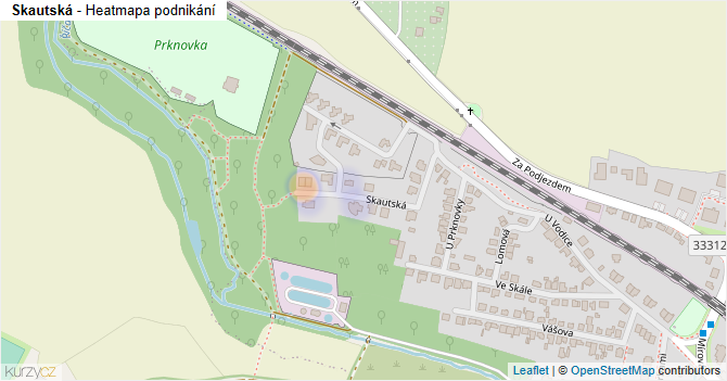 Skautská - mapa podnikání