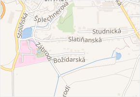 Slatiňanská v obci Praha 6 - mapa ulice