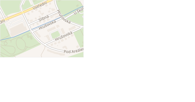 Slibná v obci Praha - mapa ulice
