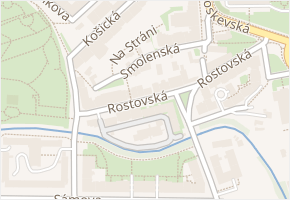 Smolenská v obci Praha 19 - mapa ulice