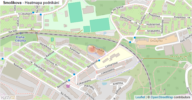 Smolíkova - mapa podnikání