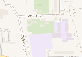 Smolkova v obci Praha 10 - mapa ulice