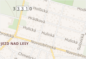 Soběšínská v obci Praha 13 - mapa ulice