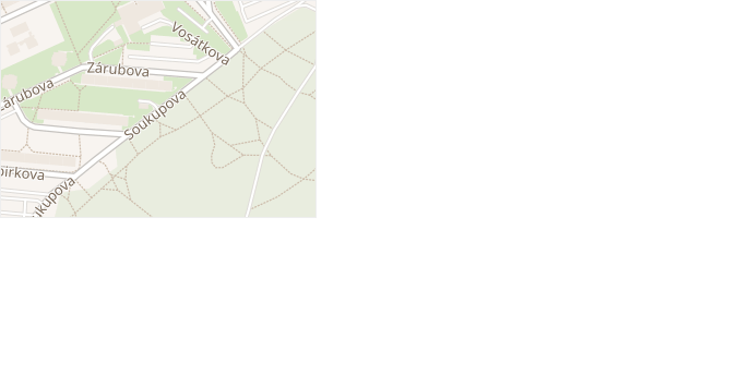 Soukupova v obci Praha - mapa ulice