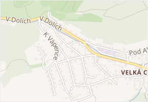 Spádová v obci Praha - mapa ulice