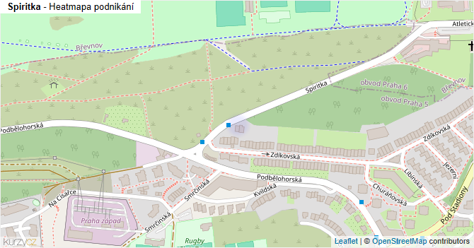 Spiritka - mapa podnikání