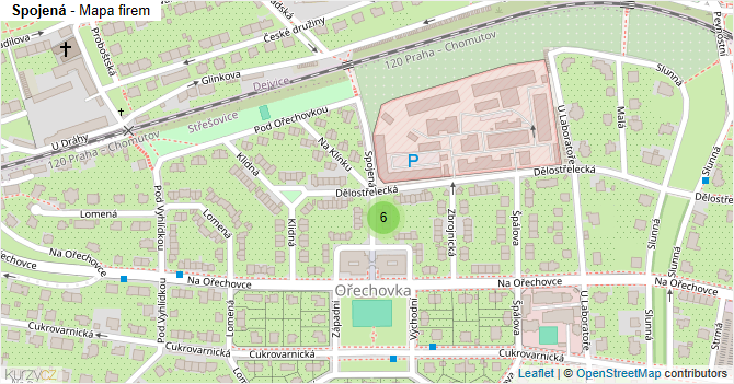 Spojená - mapa firem