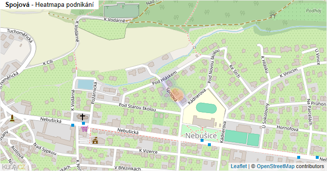 Spojová - mapa podnikání