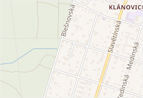 Stádlecká v obci Praha - mapa ulice