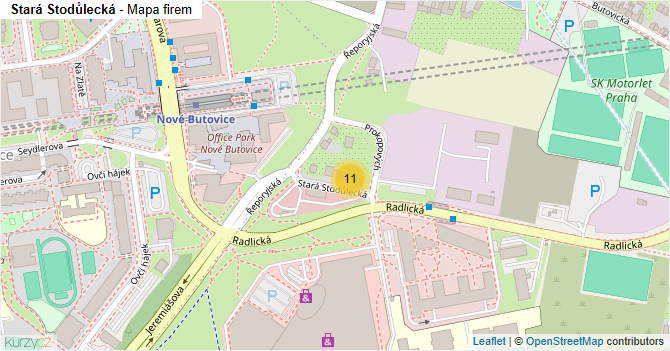 Stará Stodůlecká - mapa firem